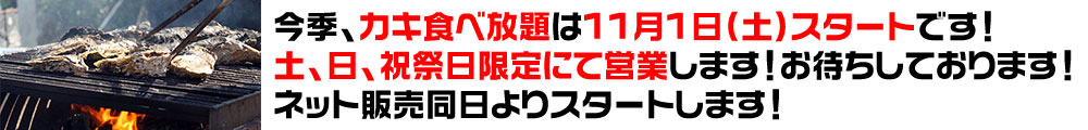 カキ食べ放題